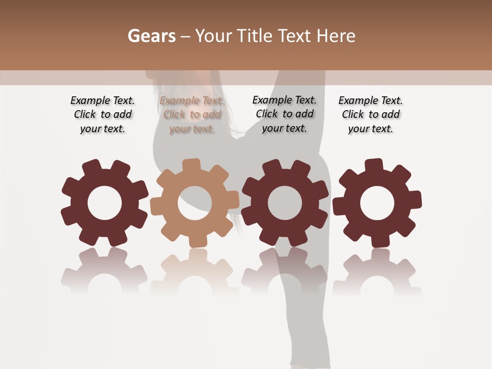 Gymnastic Performer Moving PowerPoint Template