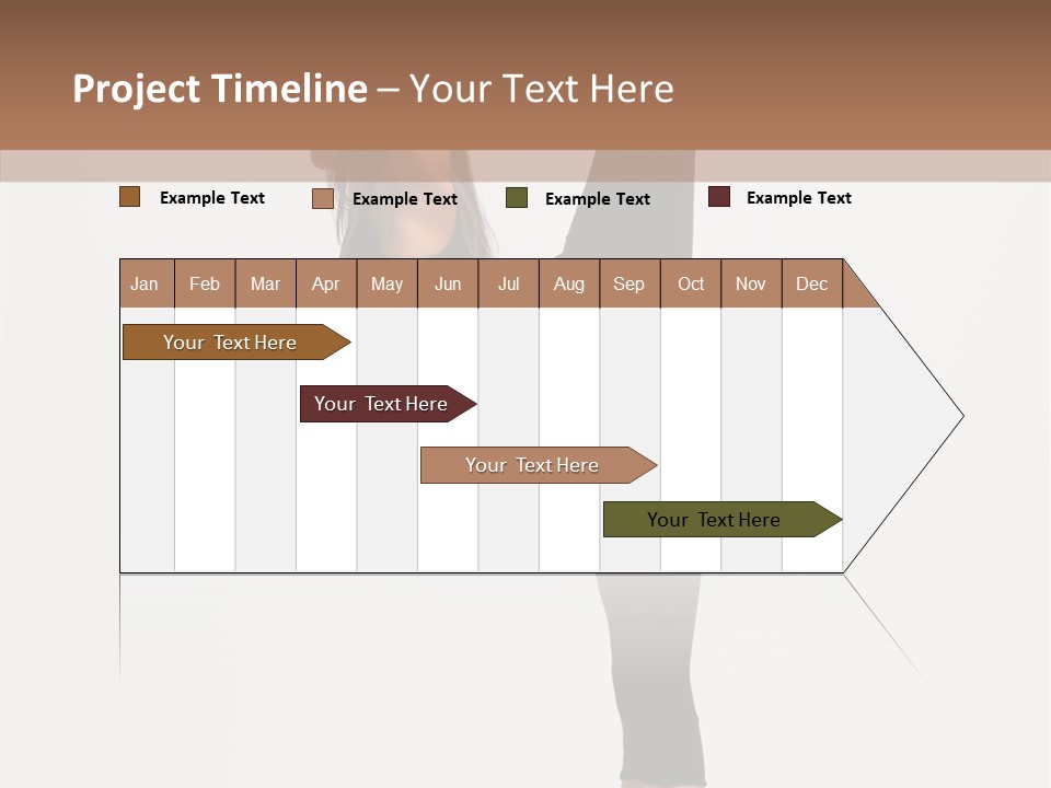 Gymnastic Performer Moving PowerPoint Template