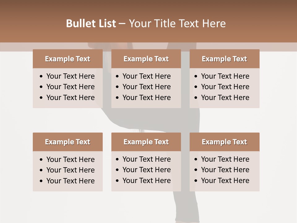 Gymnastic Performer Moving PowerPoint Template