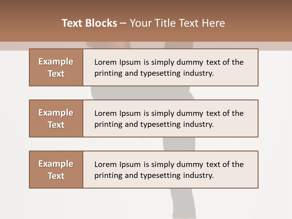 Gymnastic Performer Moving PowerPoint Template