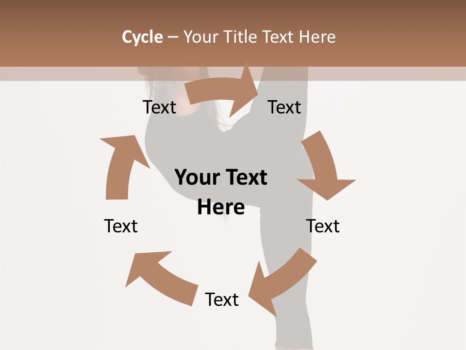 Gymnastic Performer Moving PowerPoint Template