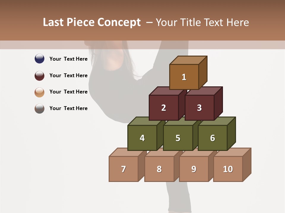 Gymnastic Performer Moving PowerPoint Template