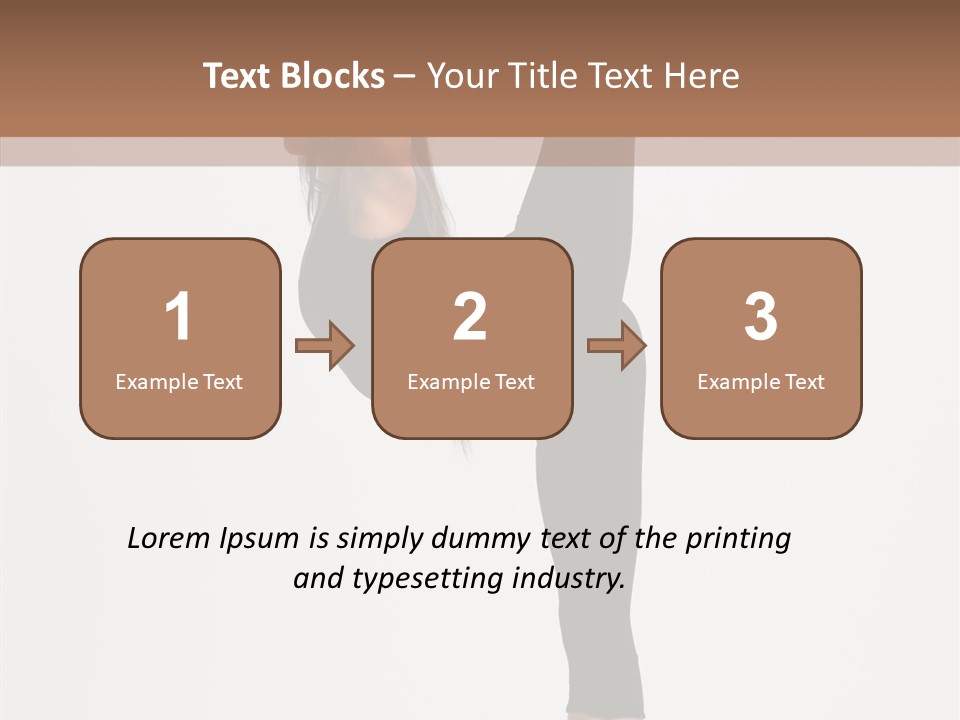 Gymnastic Performer Moving PowerPoint Template