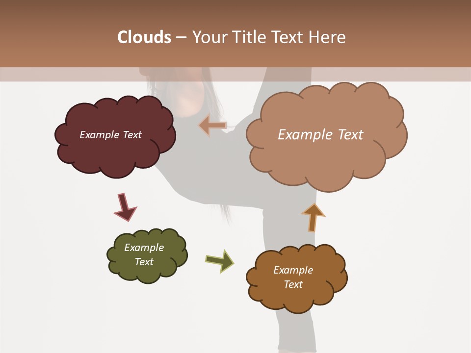 Gymnastic Performer Moving PowerPoint Template