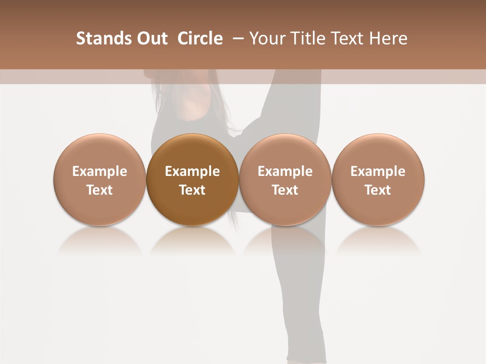 Gymnastic Performer Moving PowerPoint Template