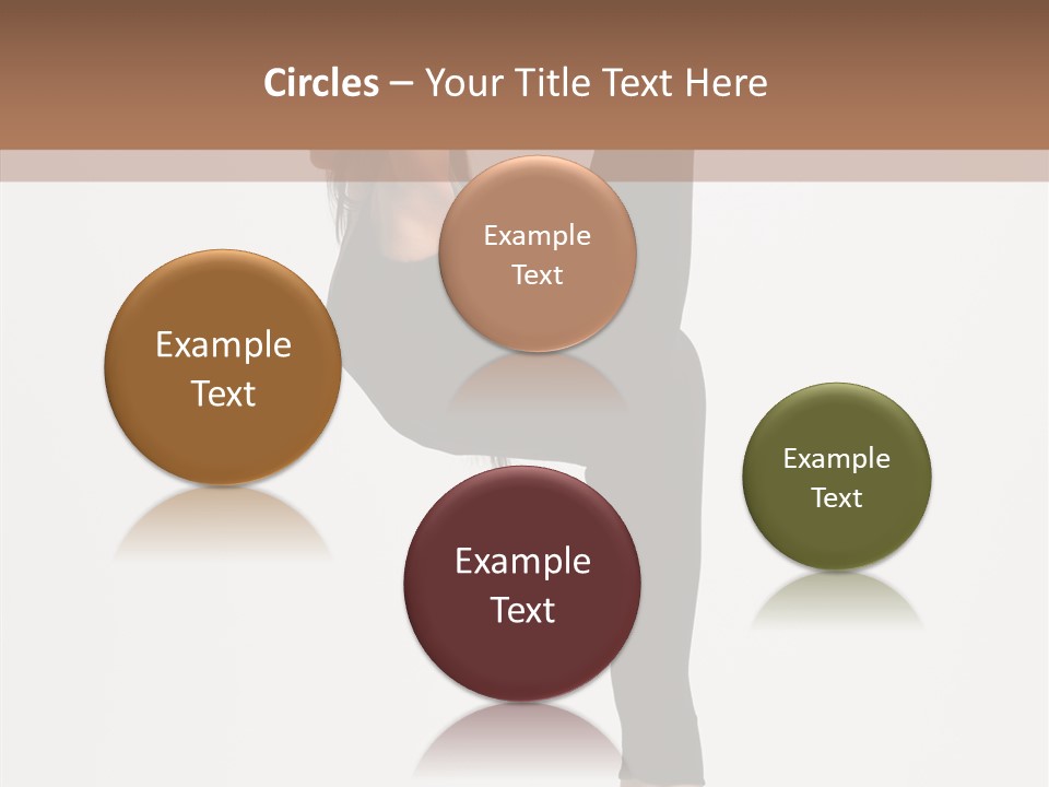 Gymnastic Performer Moving PowerPoint Template