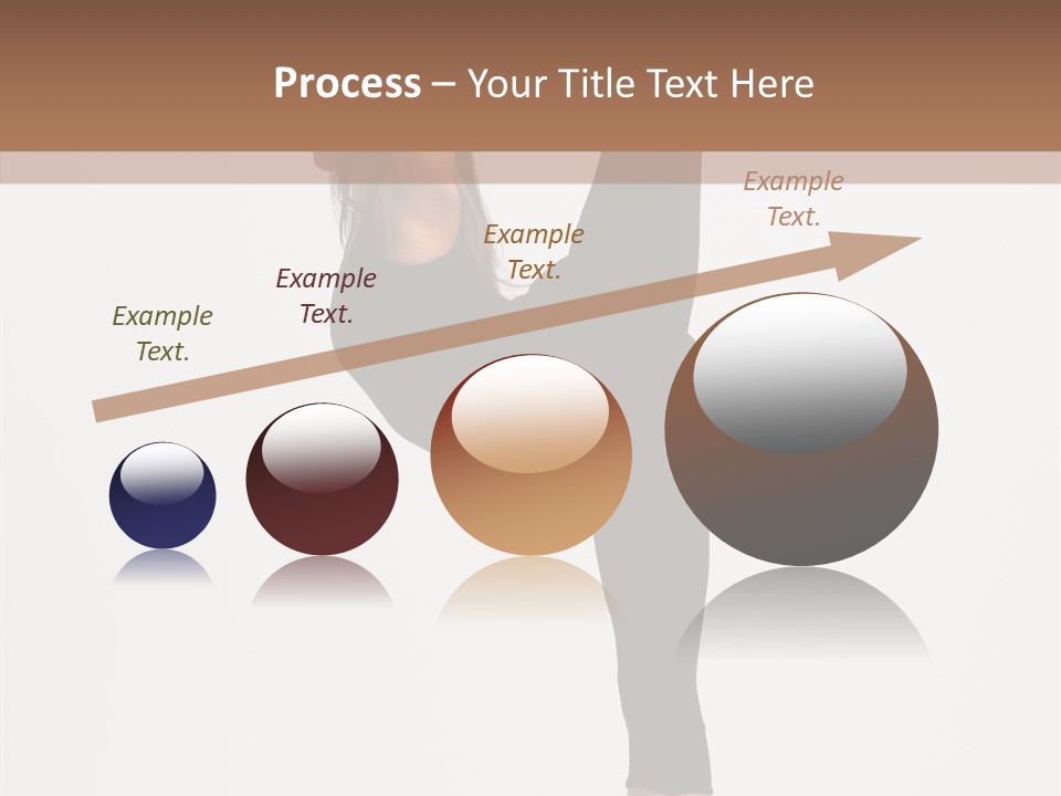 Gymnastic Performer Moving PowerPoint Template