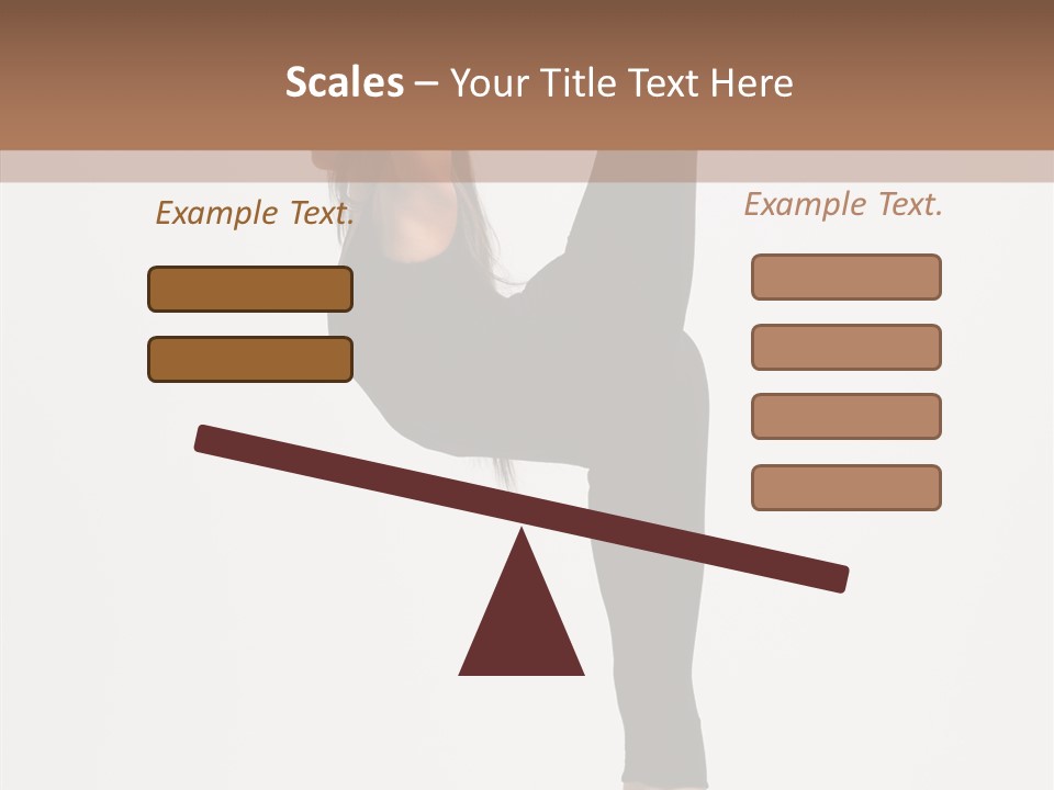 Gymnastic Performer Moving PowerPoint Template