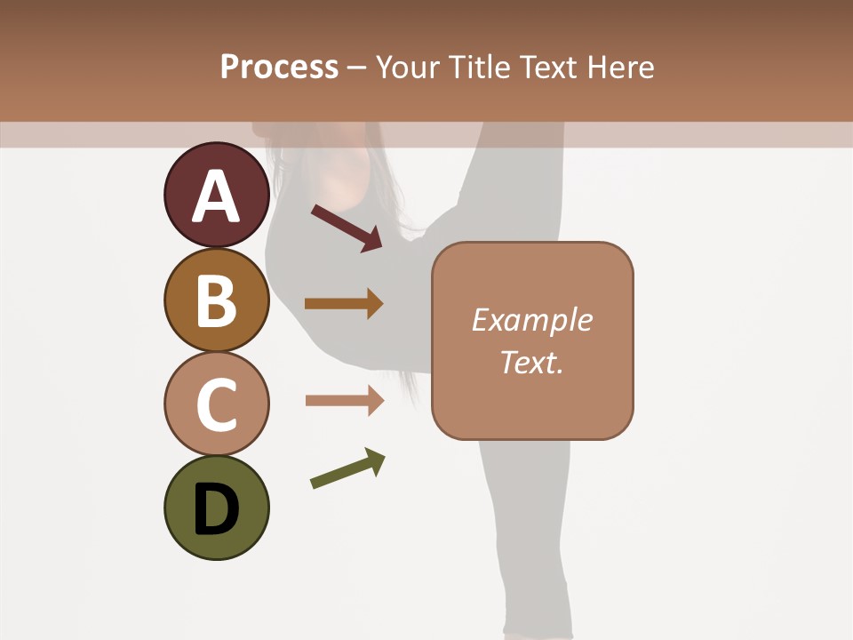 Gymnastic Performer Moving PowerPoint Template