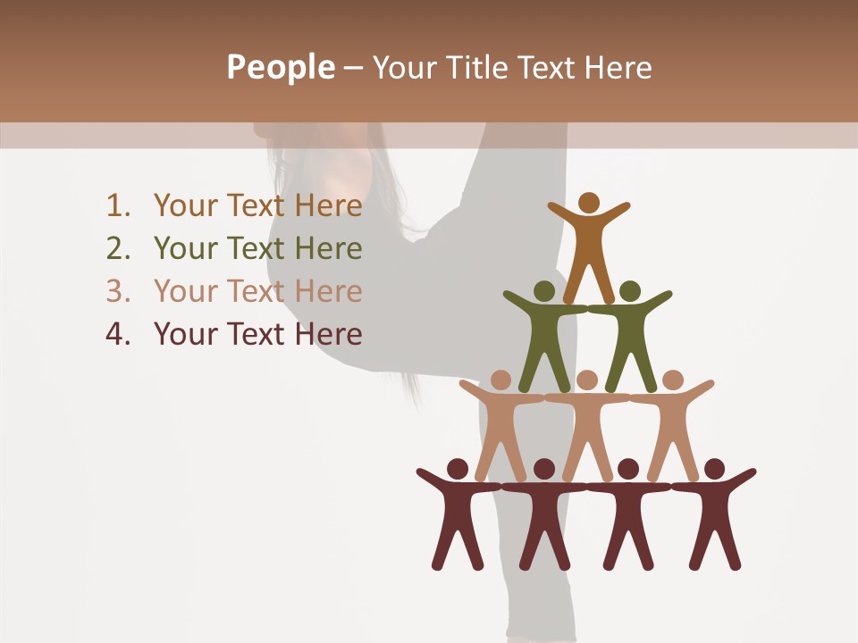 Gymnastic Performer Moving PowerPoint Template