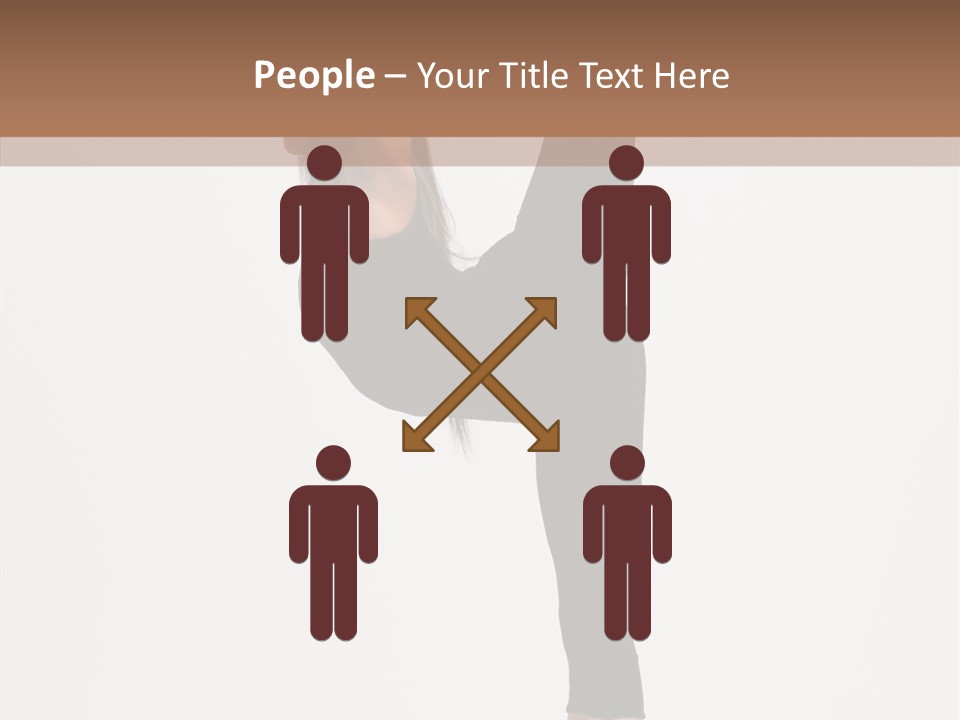 Gymnastic Performer Moving PowerPoint Template