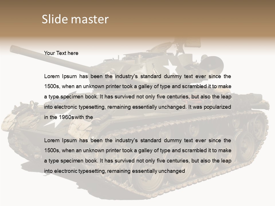 Tracked World Rat PowerPoint Template