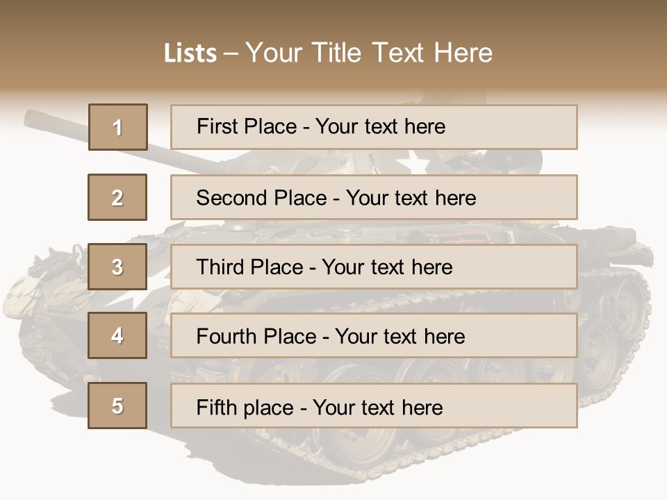 Tracked World Rat PowerPoint Template