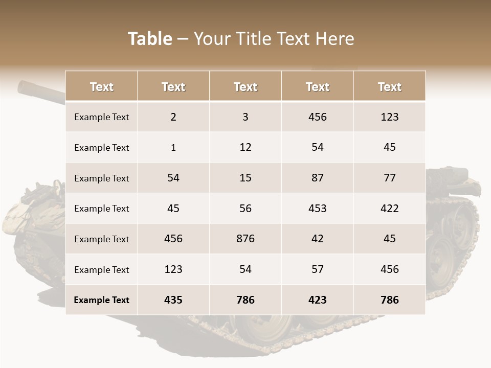 Tracked World Rat PowerPoint Template