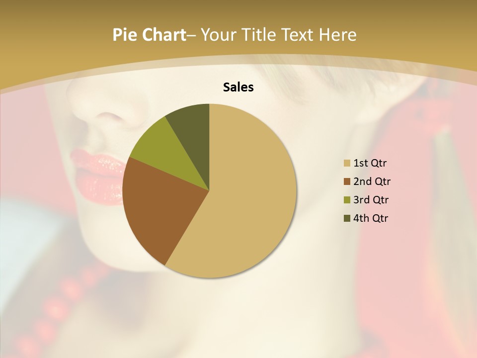 Beautiful Lips Cute PowerPoint Template