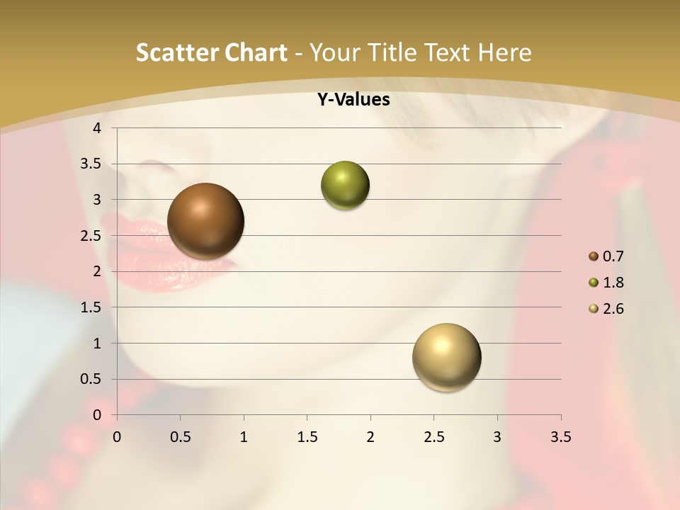 Beautiful Lips Cute PowerPoint Template