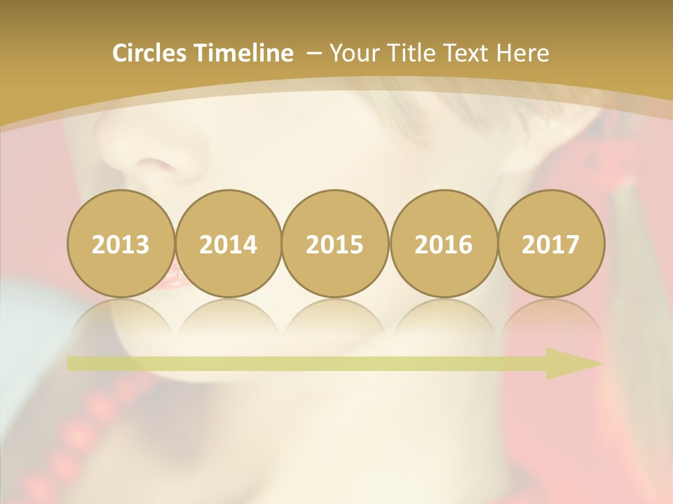 Beautiful Lips Cute PowerPoint Template