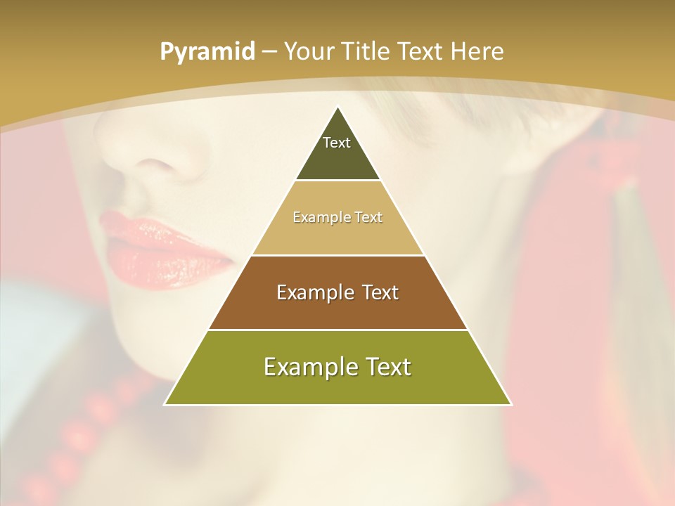 Beautiful Lips Cute PowerPoint Template