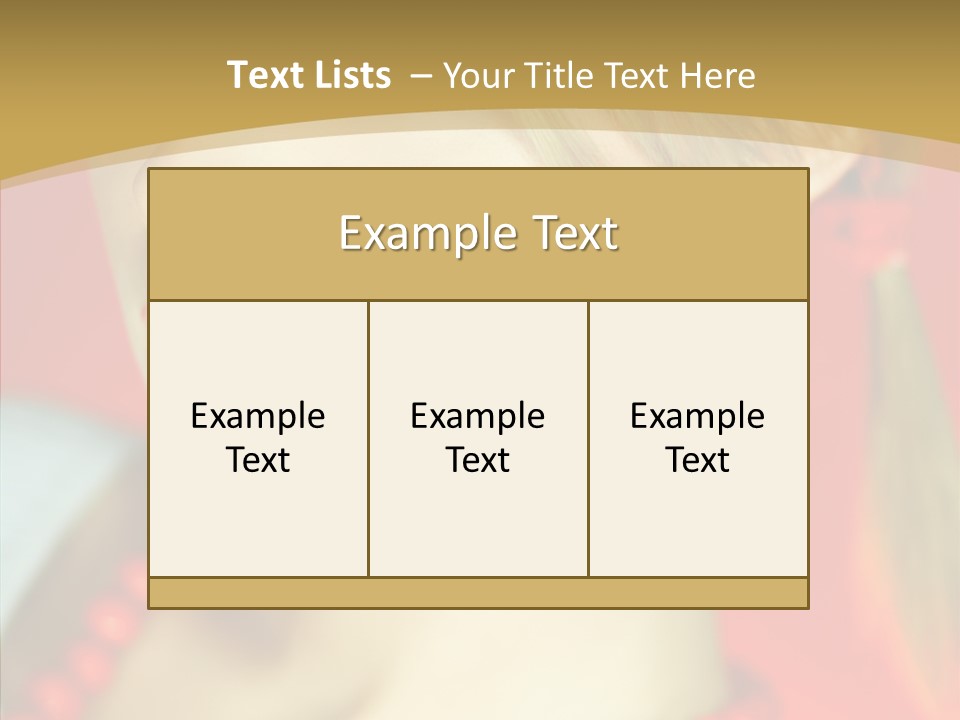 Beautiful Lips Cute PowerPoint Template