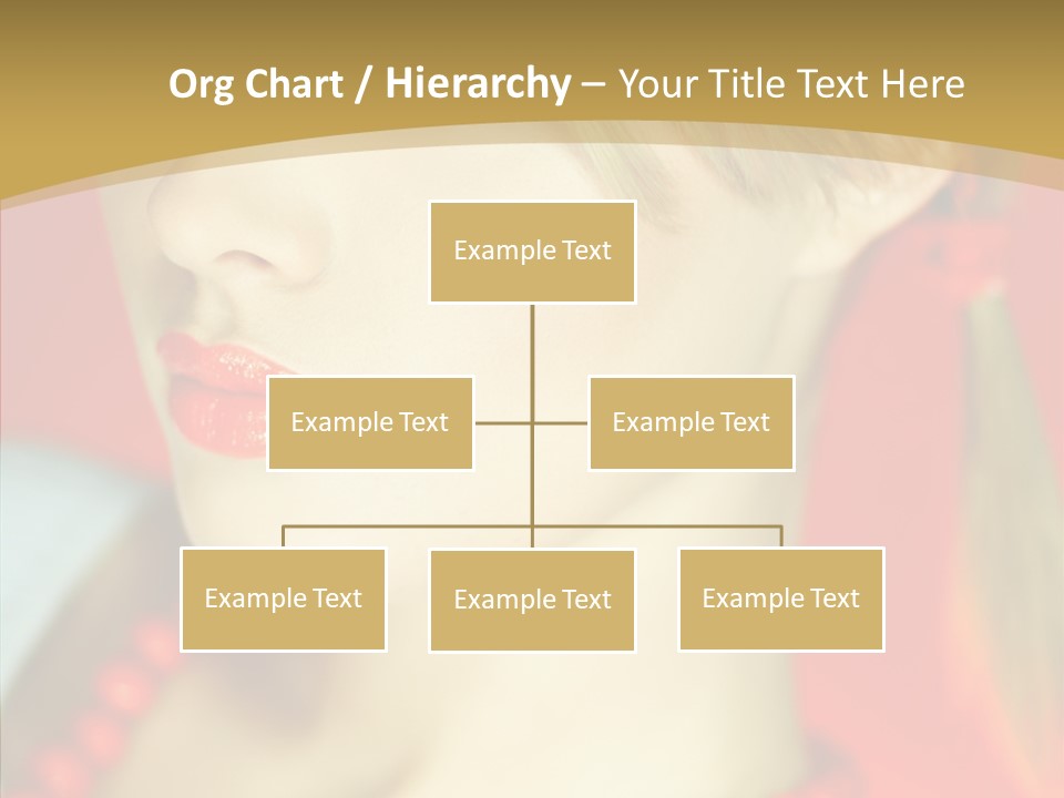 Beautiful Lips Cute PowerPoint Template