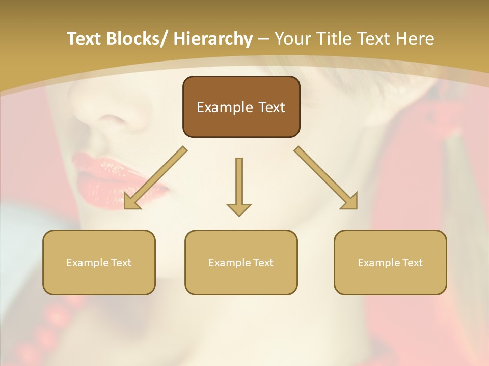 Beautiful Lips Cute PowerPoint Template