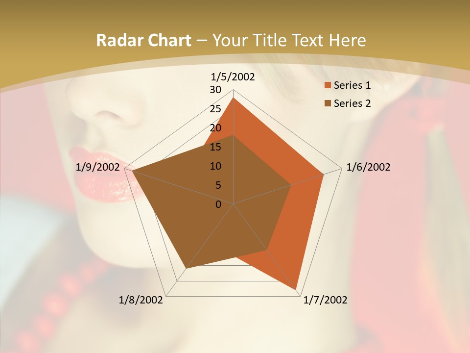 Beautiful Lips Cute PowerPoint Template