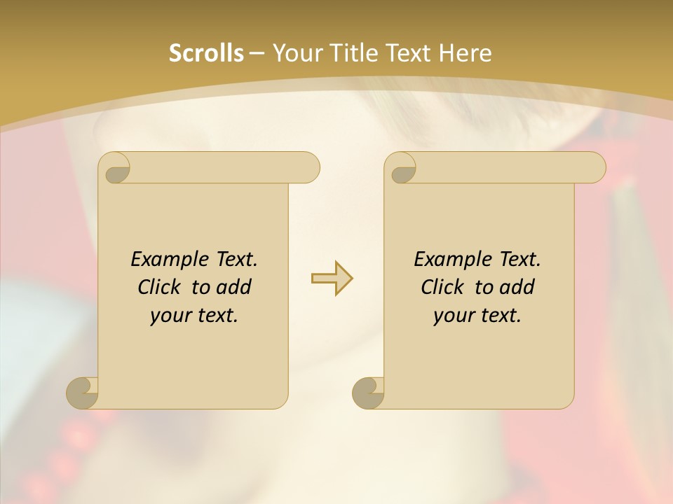 Beautiful Lips Cute PowerPoint Template