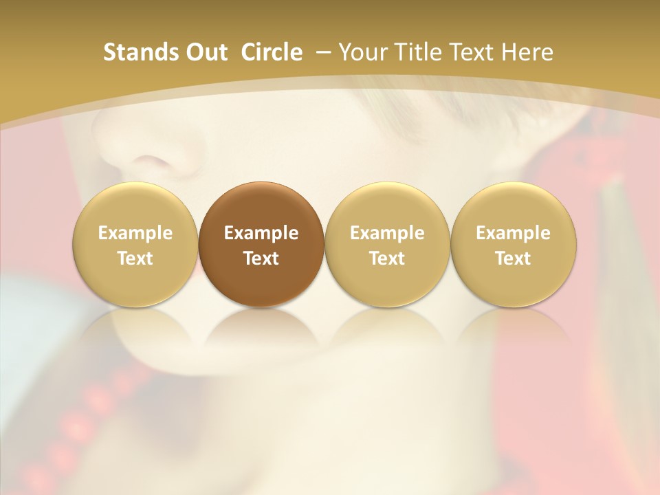 Beautiful Lips Cute PowerPoint Template