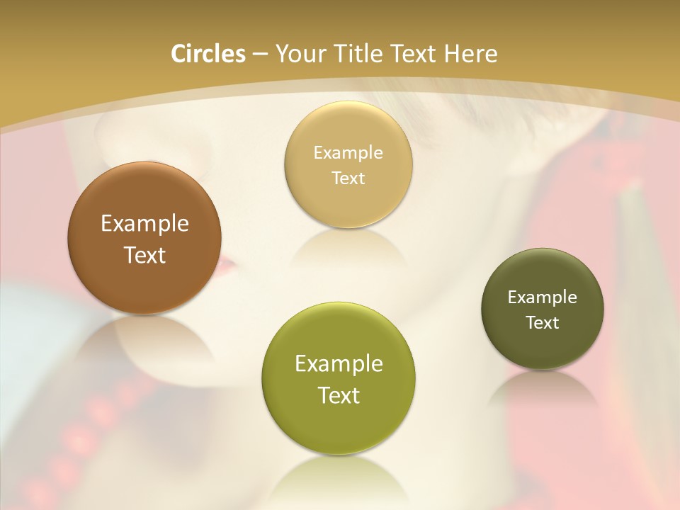 Beautiful Lips Cute PowerPoint Template