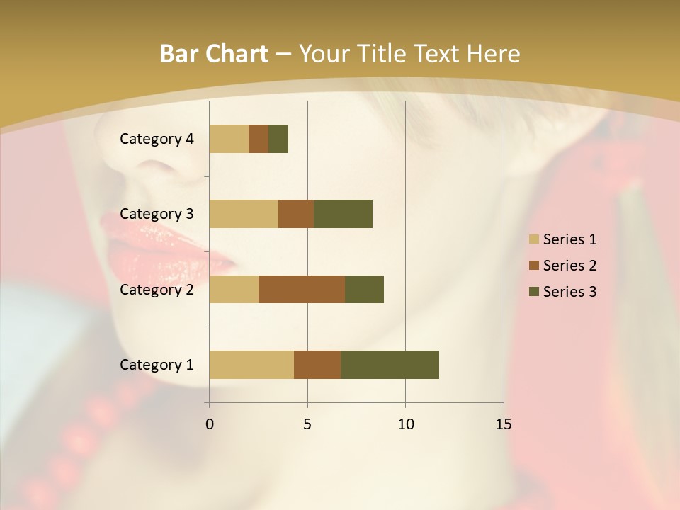 Beautiful Lips Cute PowerPoint Template