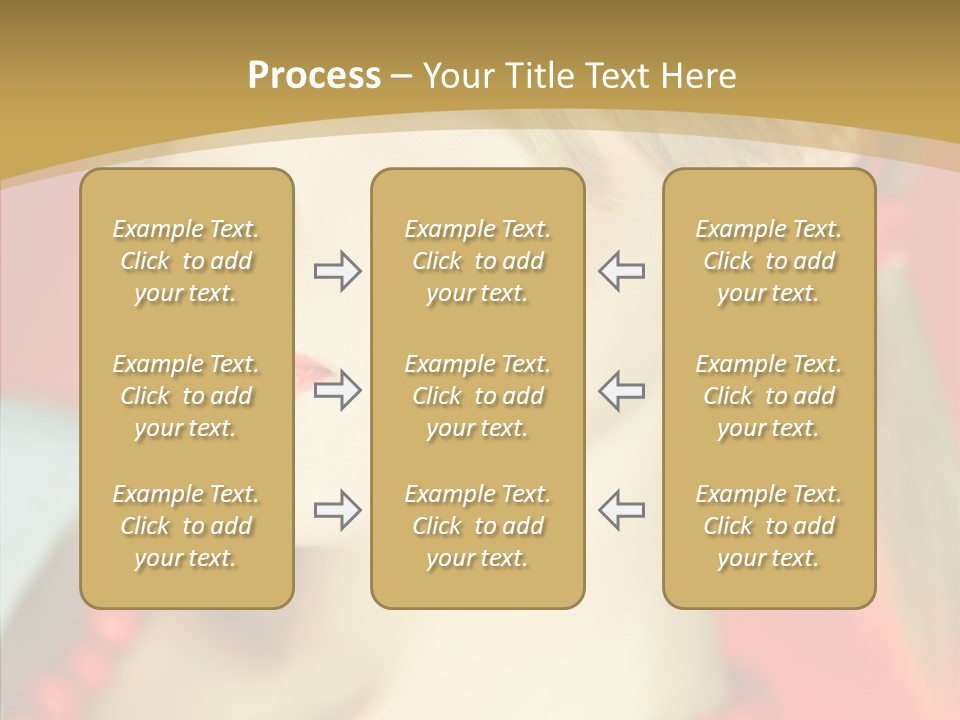 Beautiful Lips Cute PowerPoint Template