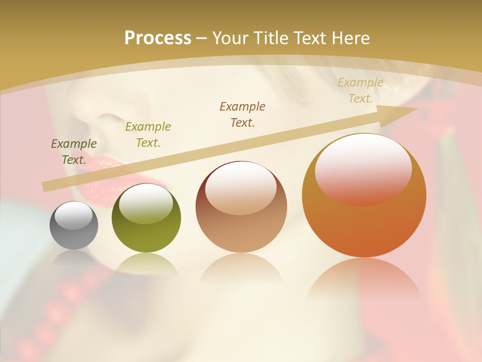 Beautiful Lips Cute PowerPoint Template