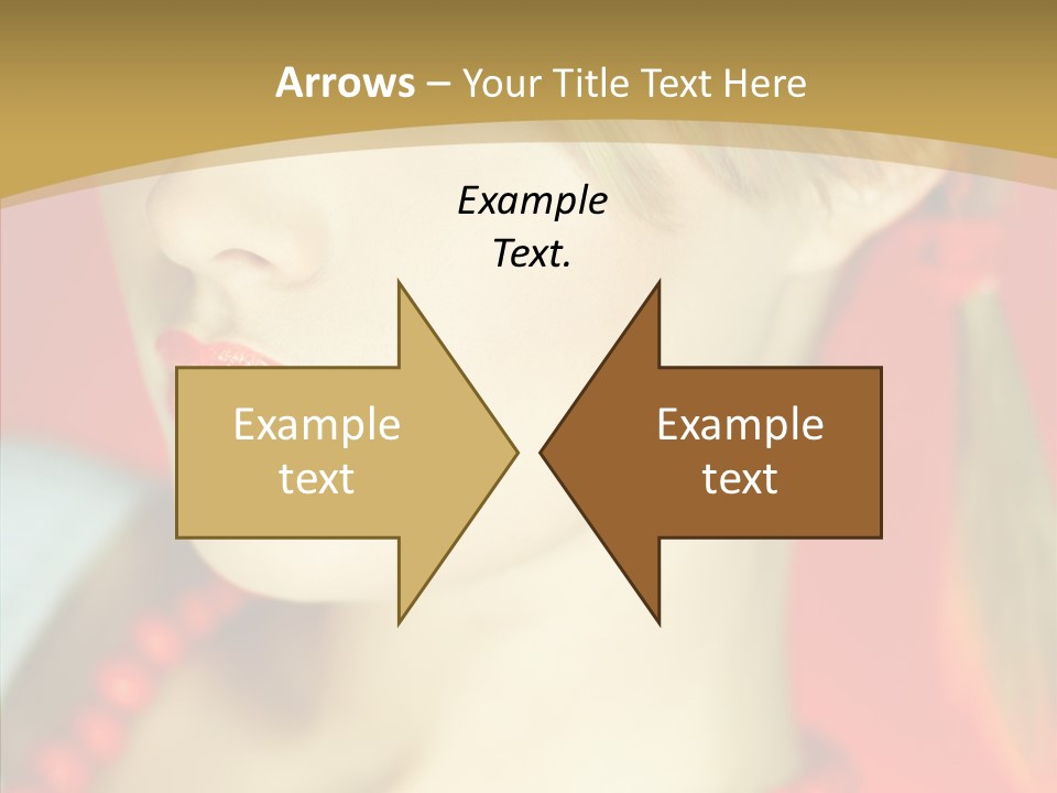 Beautiful Lips Cute PowerPoint Template