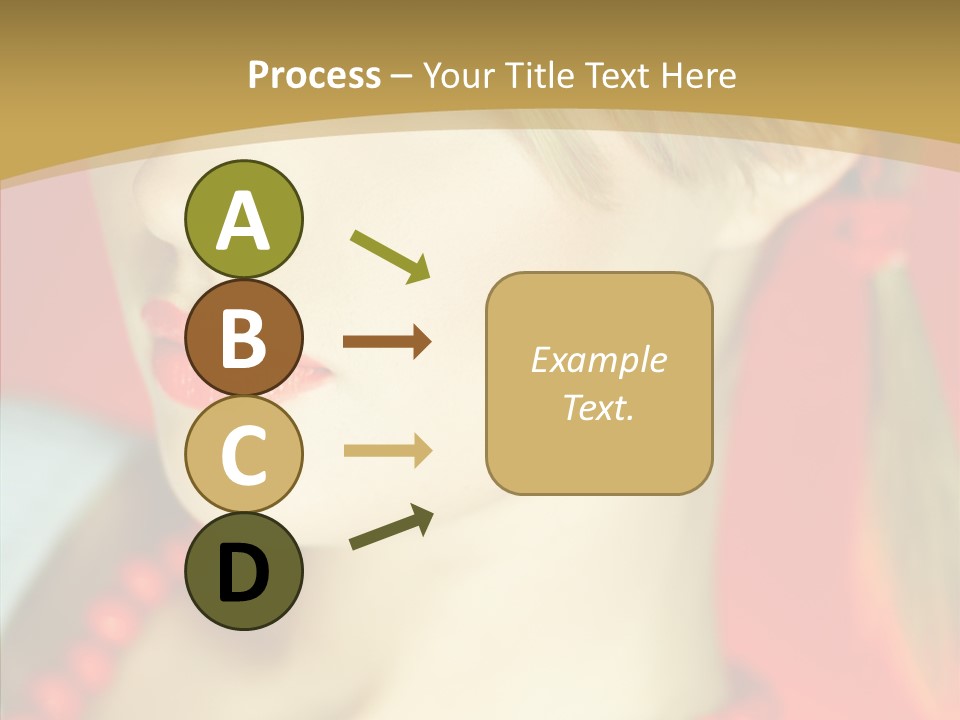 Beautiful Lips Cute PowerPoint Template