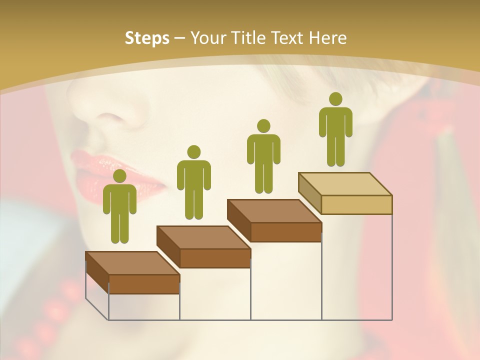Beautiful Lips Cute PowerPoint Template