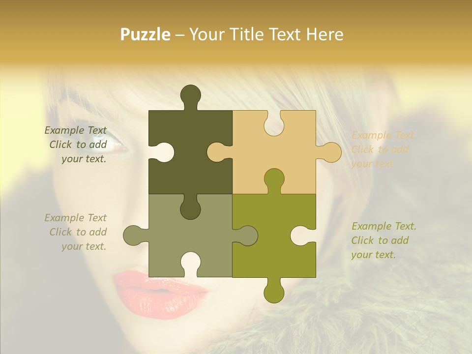 Glamour Winter Artificial PowerPoint Template