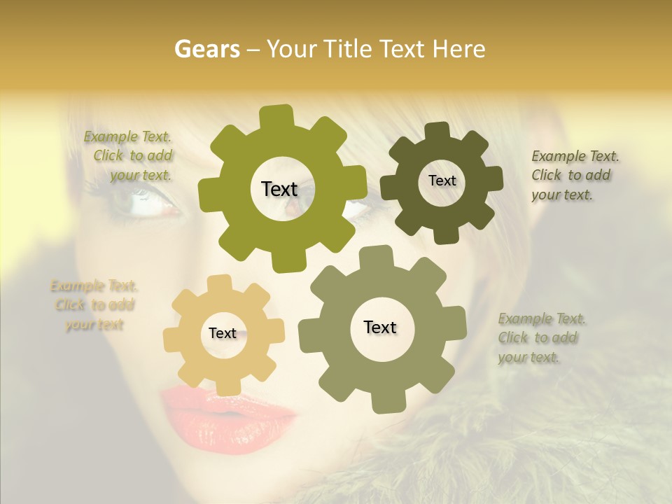 Glamour Winter Artificial PowerPoint Template