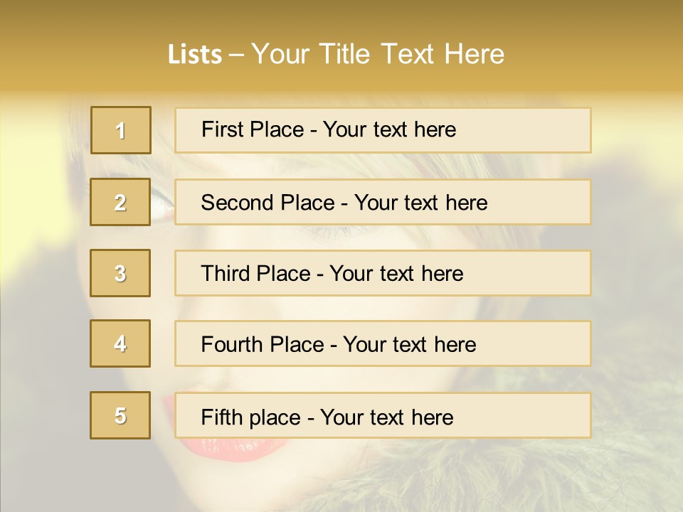 Glamour Winter Artificial PowerPoint Template