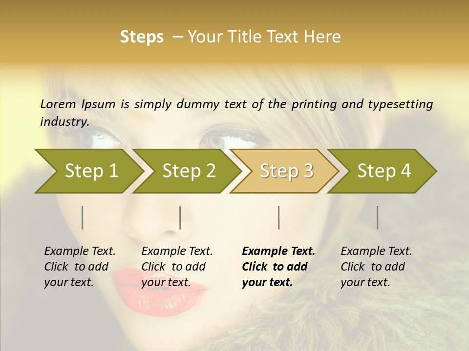 Glamour Winter Artificial PowerPoint Template