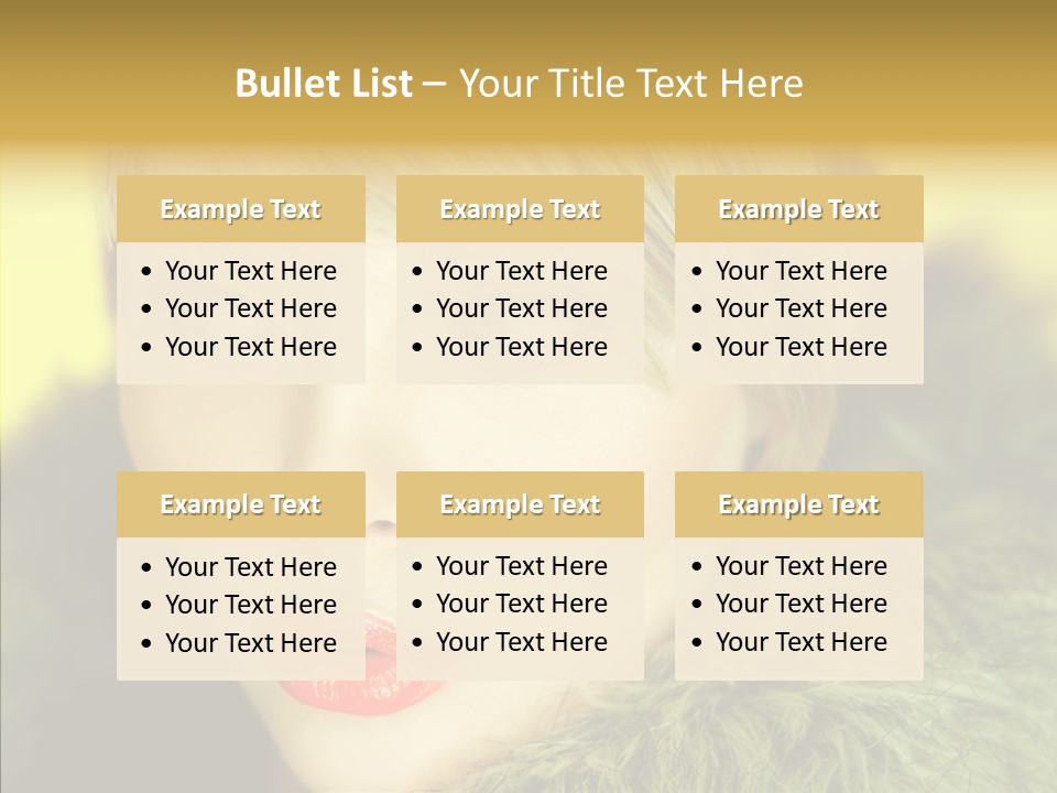 Glamour Winter Artificial PowerPoint Template