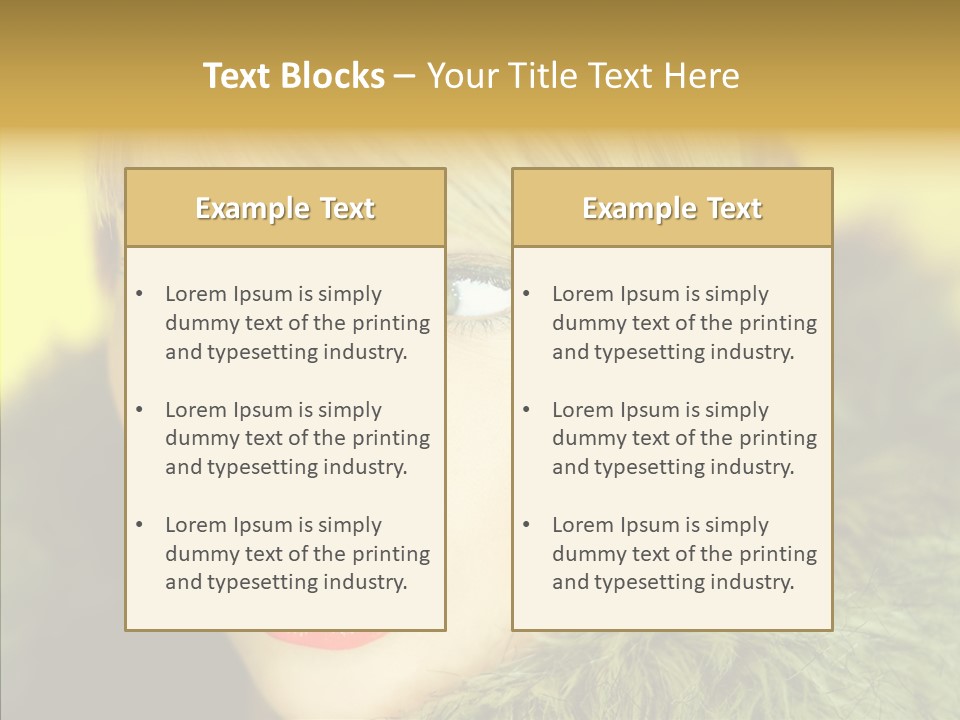 Glamour Winter Artificial PowerPoint Template