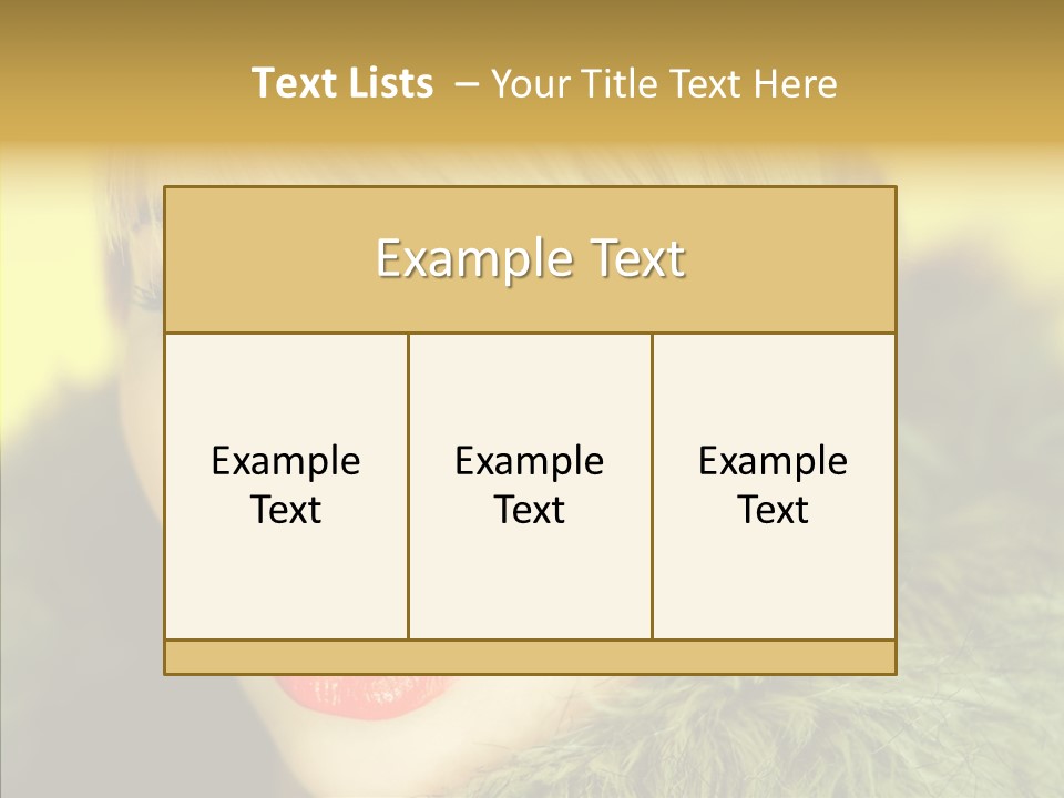 Glamour Winter Artificial PowerPoint Template