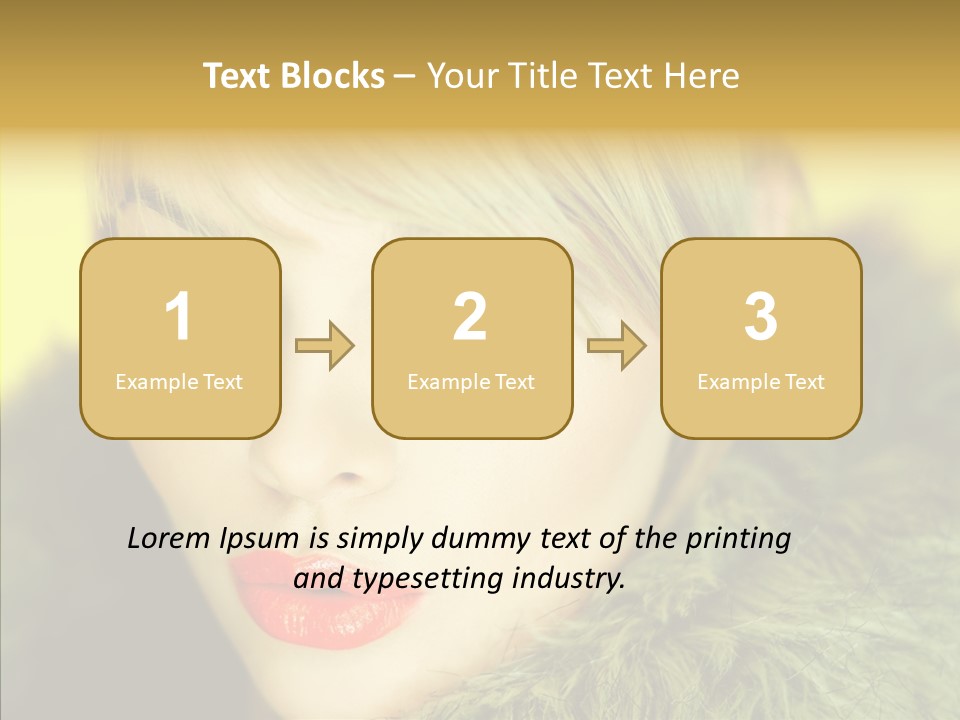 Glamour Winter Artificial PowerPoint Template