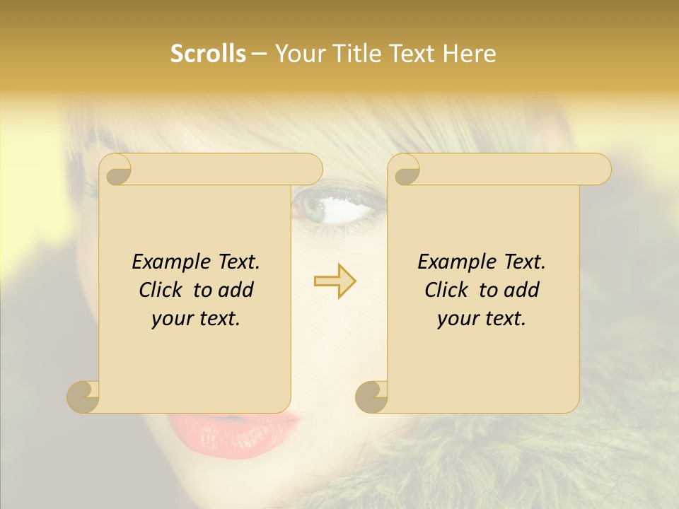 Glamour Winter Artificial PowerPoint Template