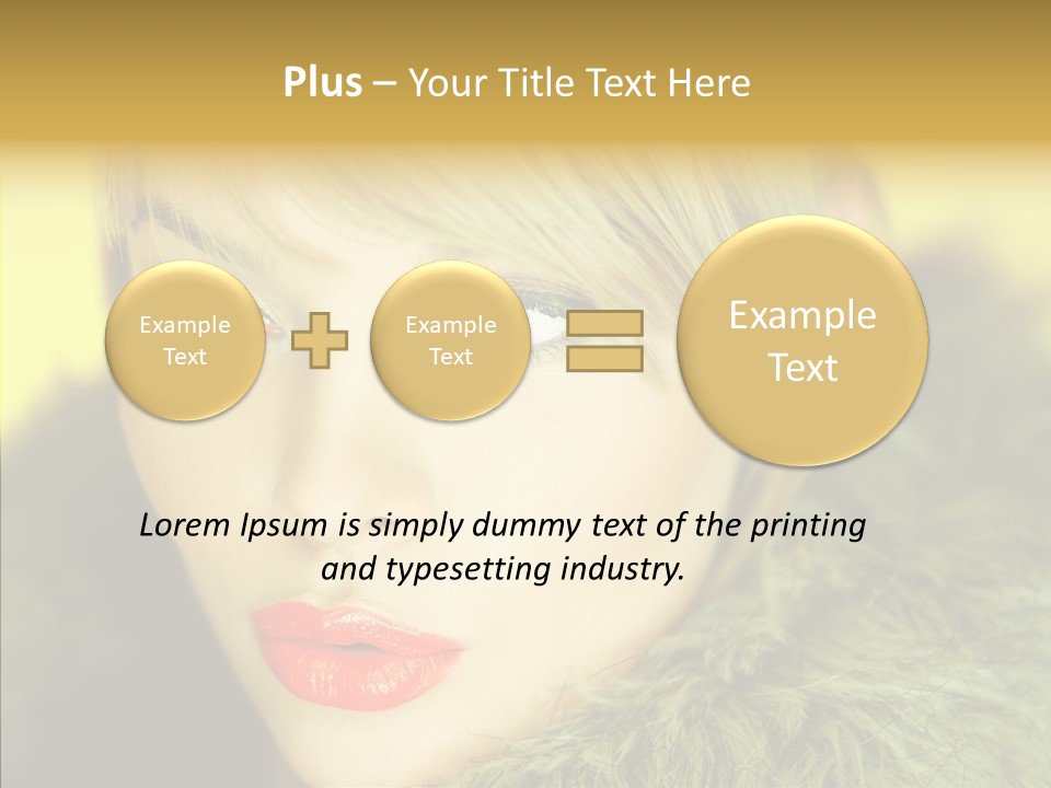 Glamour Winter Artificial PowerPoint Template
