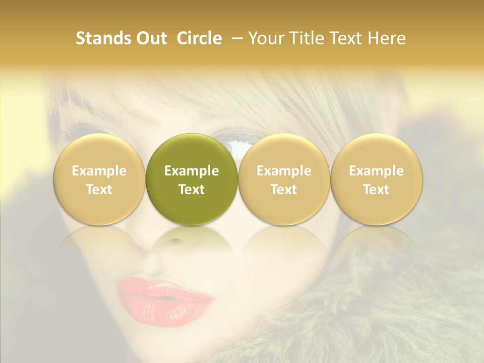 Glamour Winter Artificial PowerPoint Template