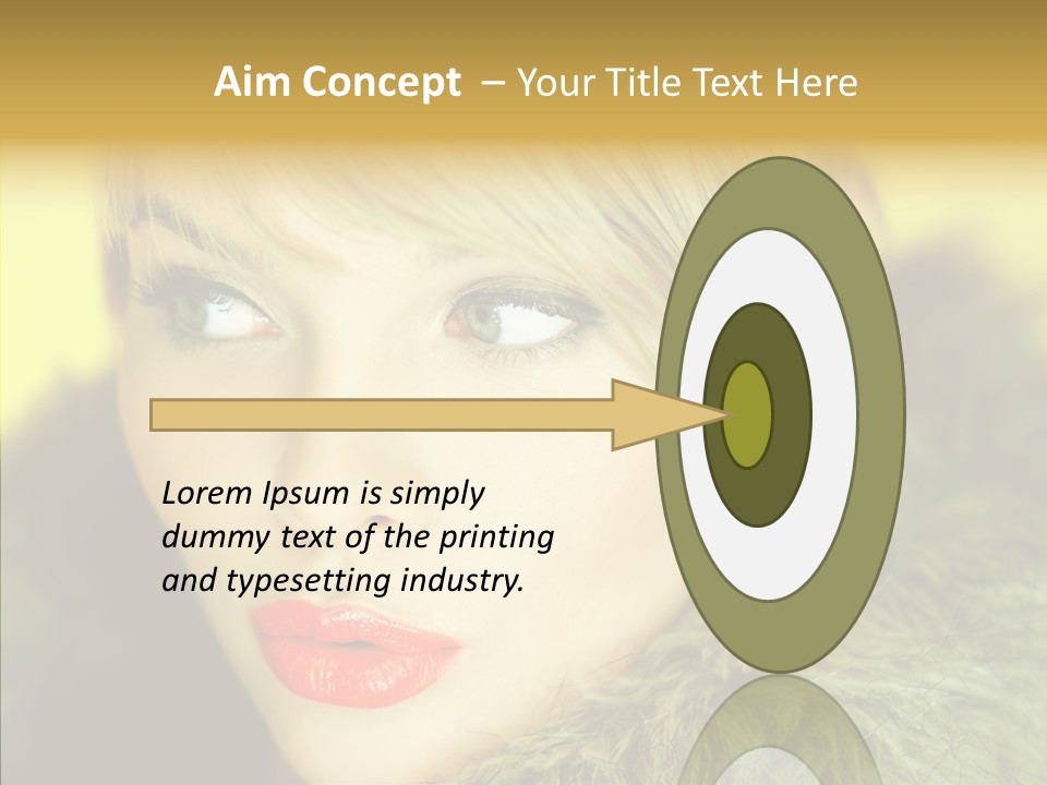 Glamour Winter Artificial PowerPoint Template