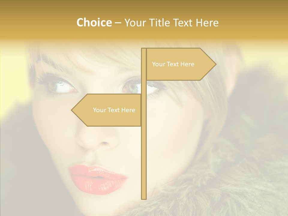 Glamour Winter Artificial PowerPoint Template