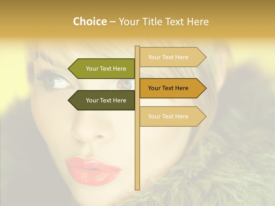 Glamour Winter Artificial PowerPoint Template