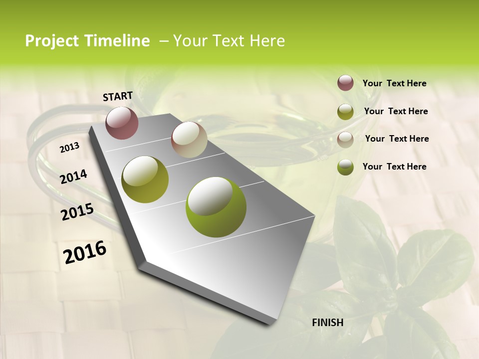Freshness Grassy Light PowerPoint Template